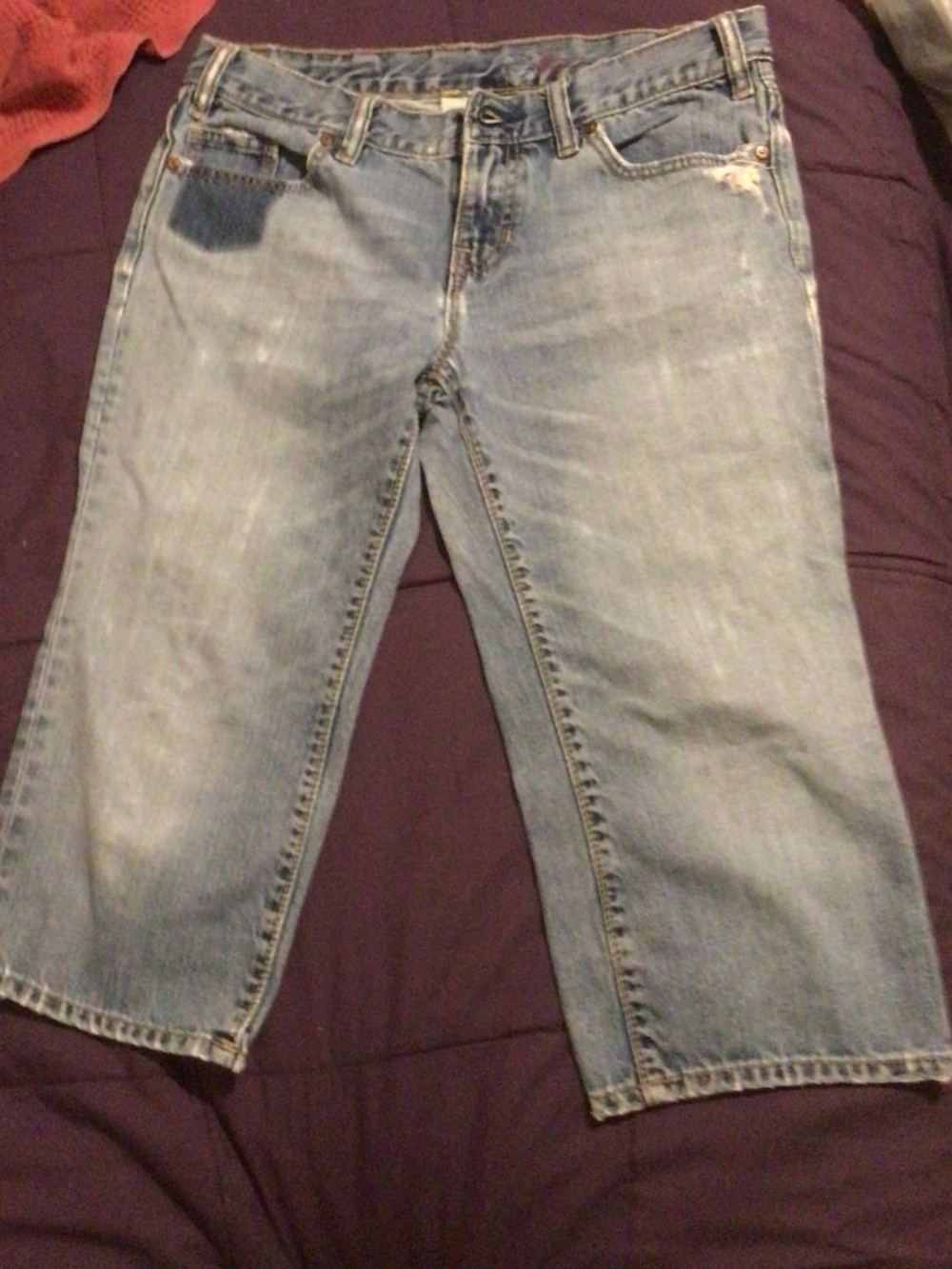 Preowned Denim Gap Long Shorts Size 6